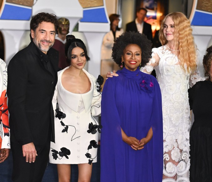 Javier Bardem, Rachel Zegler, Jenifer Lewis & Nicole Kidman