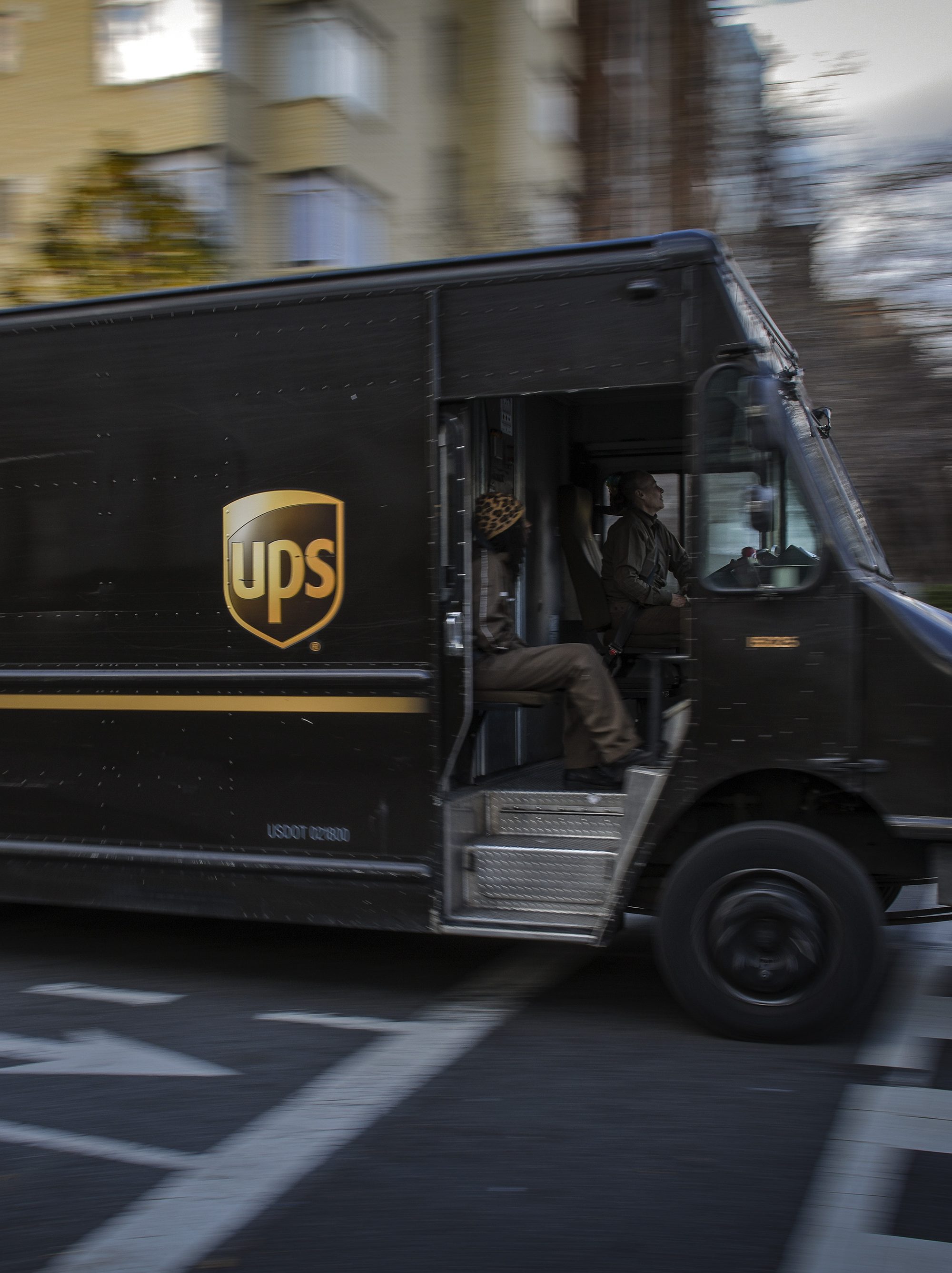 WASHINGTON, DC - DECEMBER 7:
A UPS truck on its' delivery rounds on December, 07, 2017 in Washington, DC.
(Photo by Bill O'Leary/The Washington Post via Getty Images)