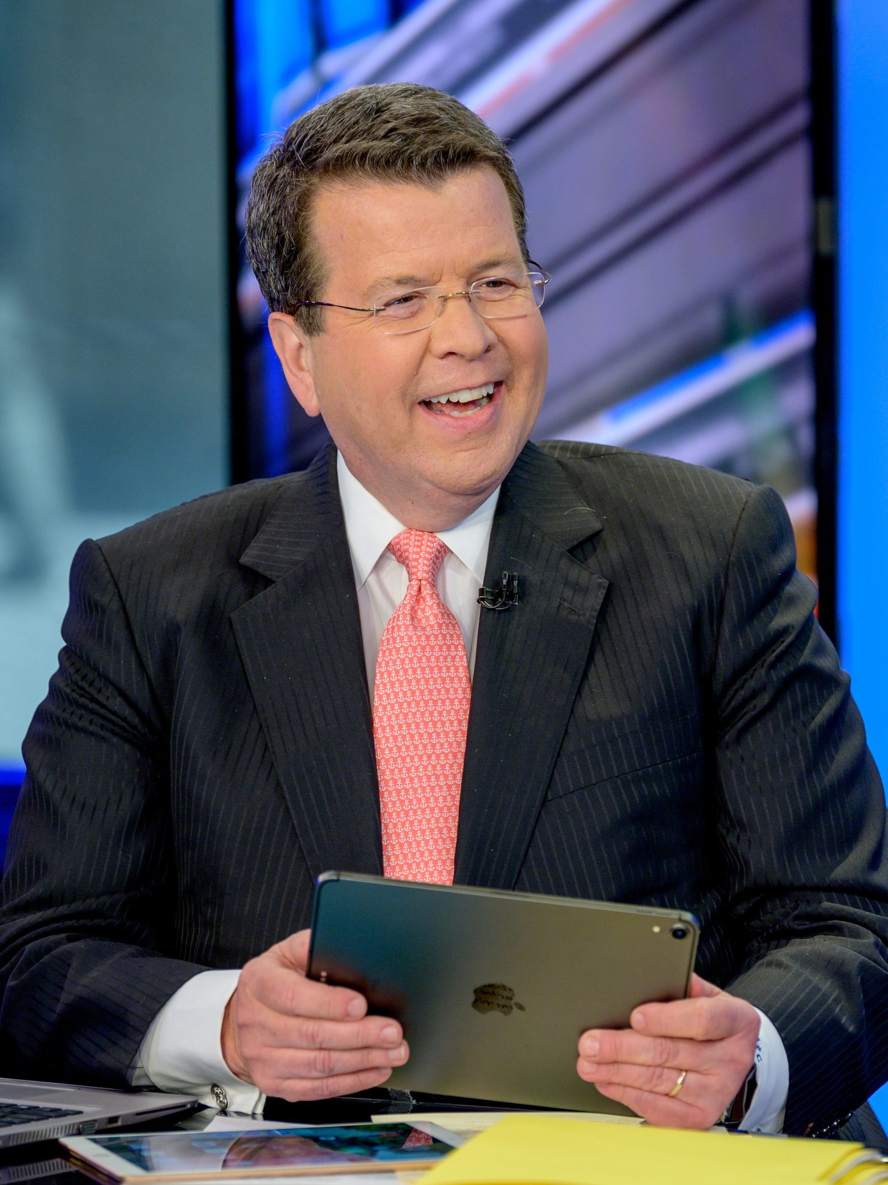 NEW YORK, NEW YORK - JUNE 13: Host Neil Cavuto as former Senior Advisor to the Barack Obama White House Valerie Jarrett visits "Cavuto: Coast To Coast" at the Fox Business Network Studios on June 13, 2019 in New York City. (Photo by Roy Rochlin/Getty Images)