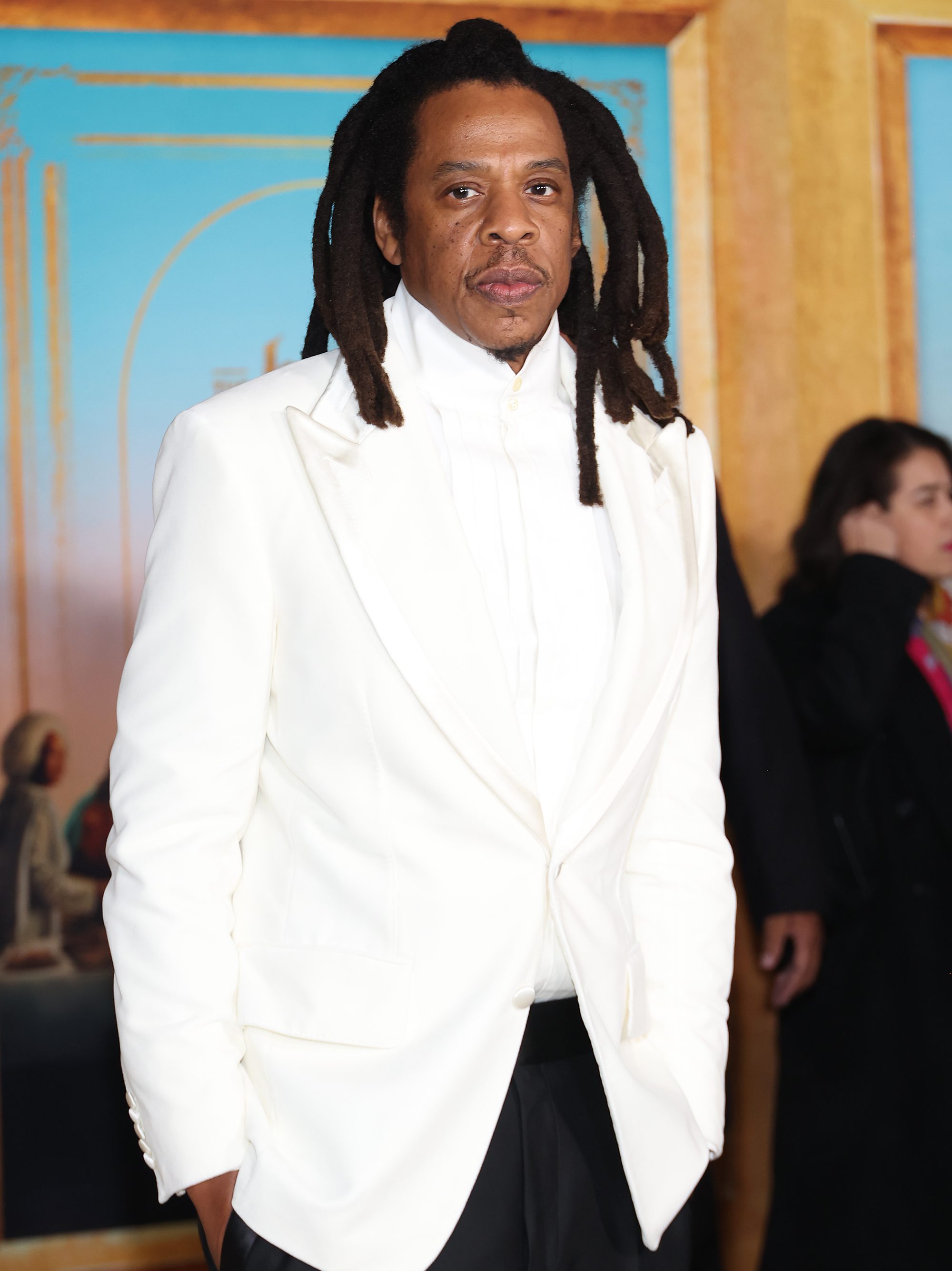 LOS ANGELES, CALIFORNIA - JANUARY 05: Jay-Z attends the Los Angeles premiere of Sony Pictures' "The Book Of Clarence" at Academy Museum of Motion Pictures on January 05, 2024 in Los Angeles, California. (Photo by Monica Schipper/WireImage)