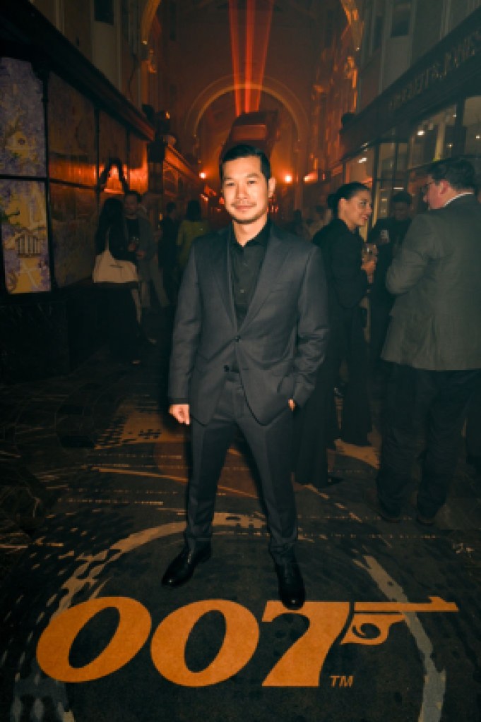 LONDON, ENGLAND - SEPTEMBER 17: Tayme Thapthimthong attends a special event marking 60 years of the James Bond film "Goldfinger" at Burlington Arcade on September 17, 2024 in London, England. (Photo by Dave Benett/Dave Benett/Getty Images for Burlington Arcade)