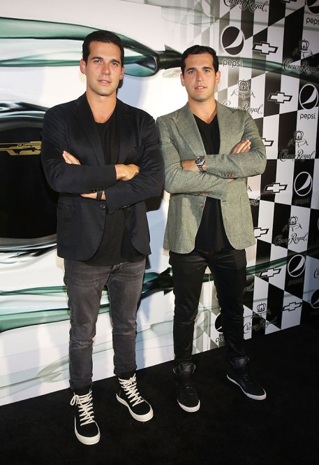 MIAMI BEACH, FL - NOVEMBER 22: Oren and Alon Alexander attends Jeff Gordon's Last Lap on November 22, 2015 at The Villa, Casa Casuarina in Miami Beach, Florida. (Photo by Aaron Davidson/Getty Images for J Group)