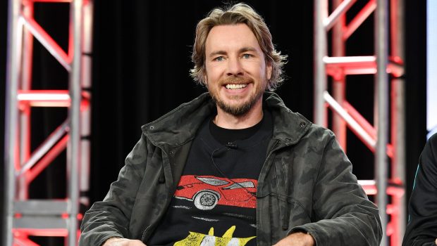 PASADENA, CALIFORNIA - JANUARY 16: Dax Shepard of "Top Gear America" speaks during the Discovery MotorTrend segment of the 2020 Winter TCA Press Tour at The Langham Huntington, Pasadena on January 16, 2020 in Pasadena, California. (Photo by Amy Sussman/Getty Images)