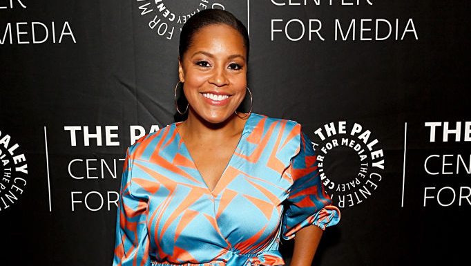 NEW YORK, NEW YORK - MAY 04: Sheinelle Jones attends the celebrations of "Queen Charlotte: A Bridgerton Story" at The Paley Museum on May 04, 2023 in New York City. (Photo by Dominik Bindl/Getty Images)