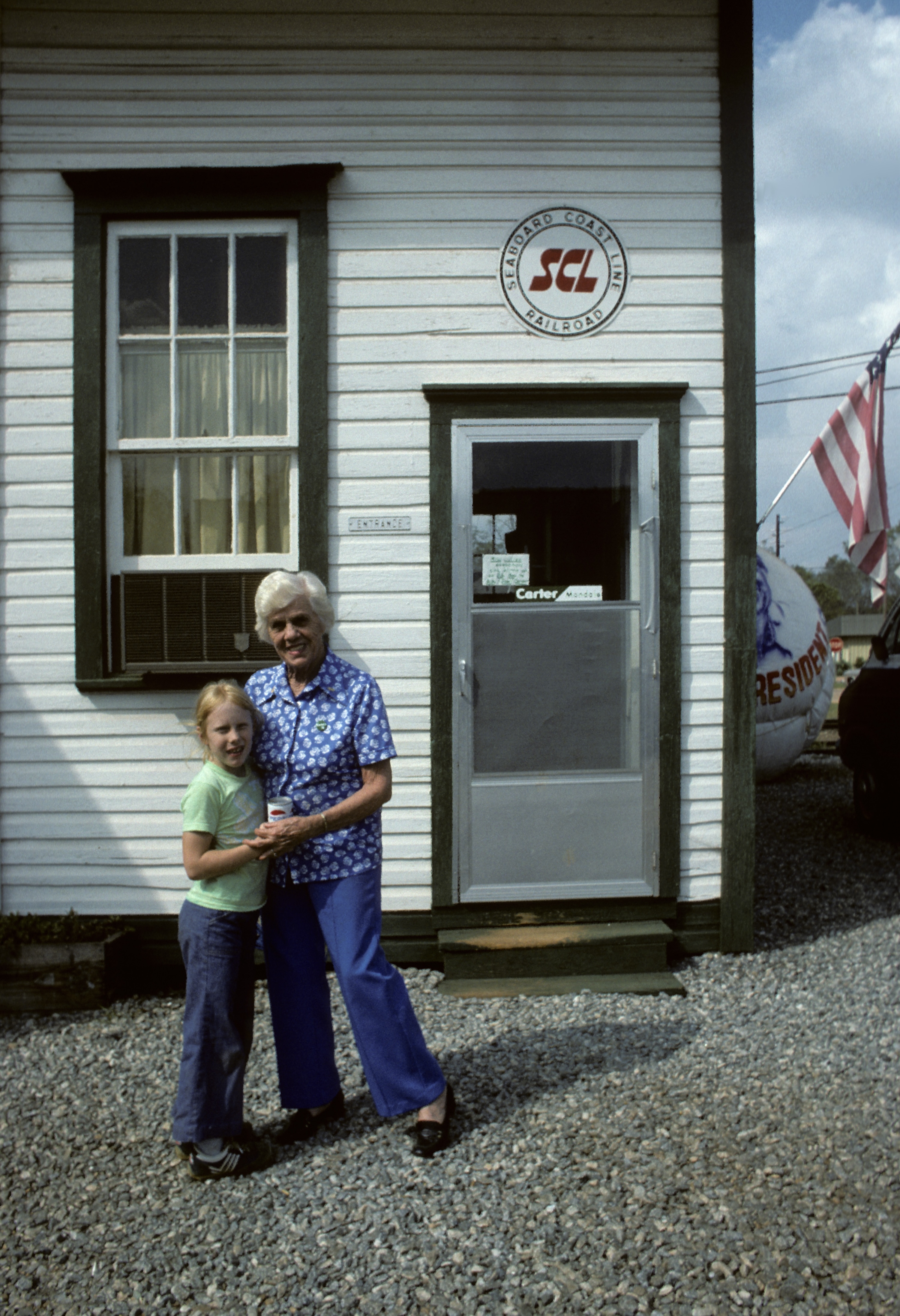 Amy Carter With Grandmother Lillian