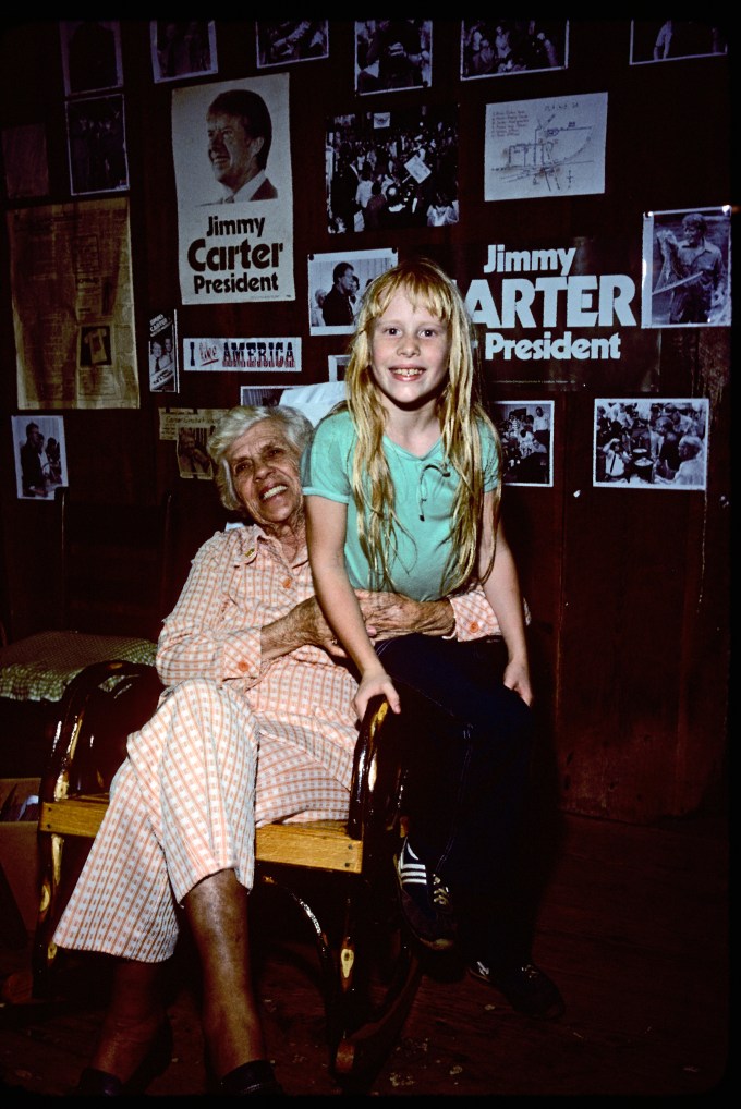 Amy Carter with Grandmother Lillian