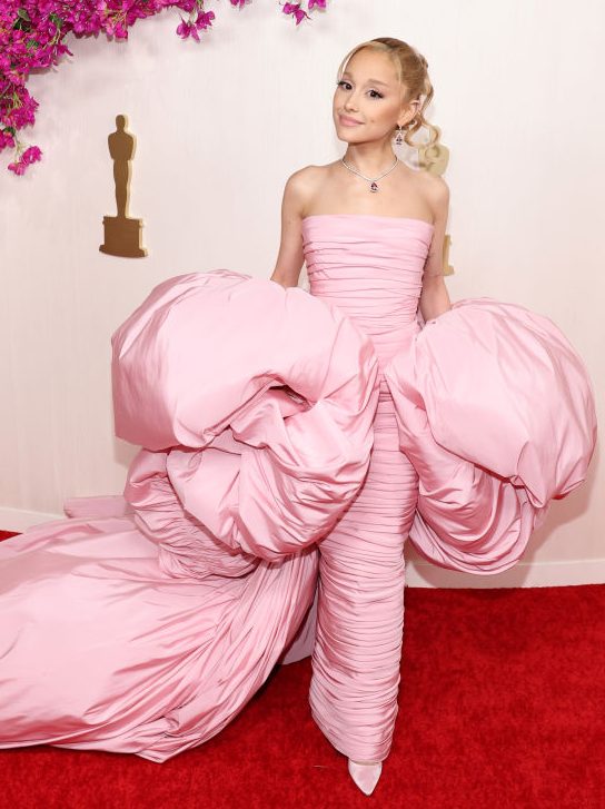 HOLLYWOOD, CALIFORNIA - MARCH 10: Ariana Grande attends the 96th Annual Academy Awards on March 10, 2024 in Hollywood, California. (Photo by Marleen Moise/Getty Images)