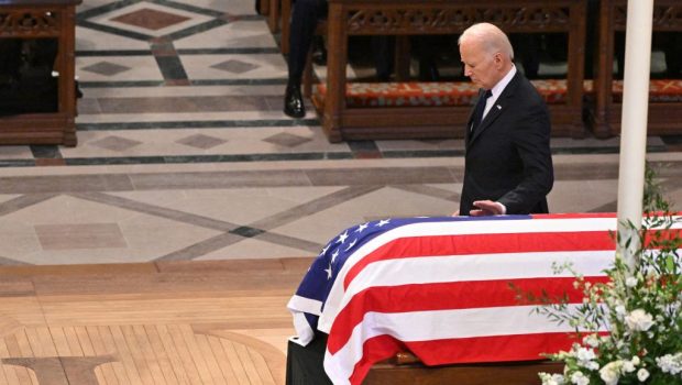 joe biden- politicians at jimmy carter funeral