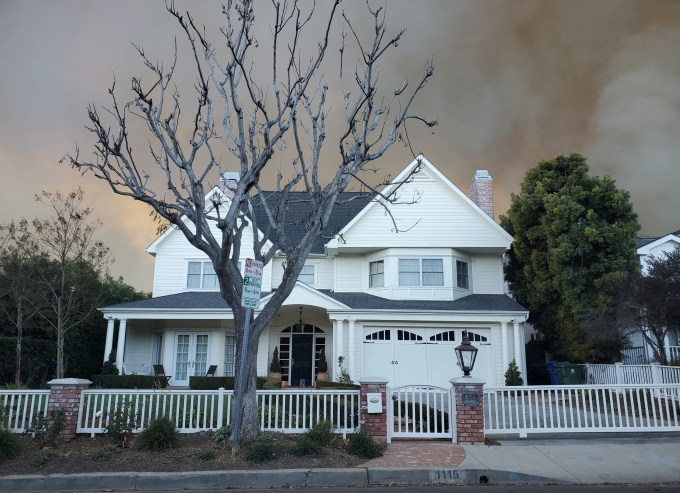 John Goodman’s Home Amid the Fire