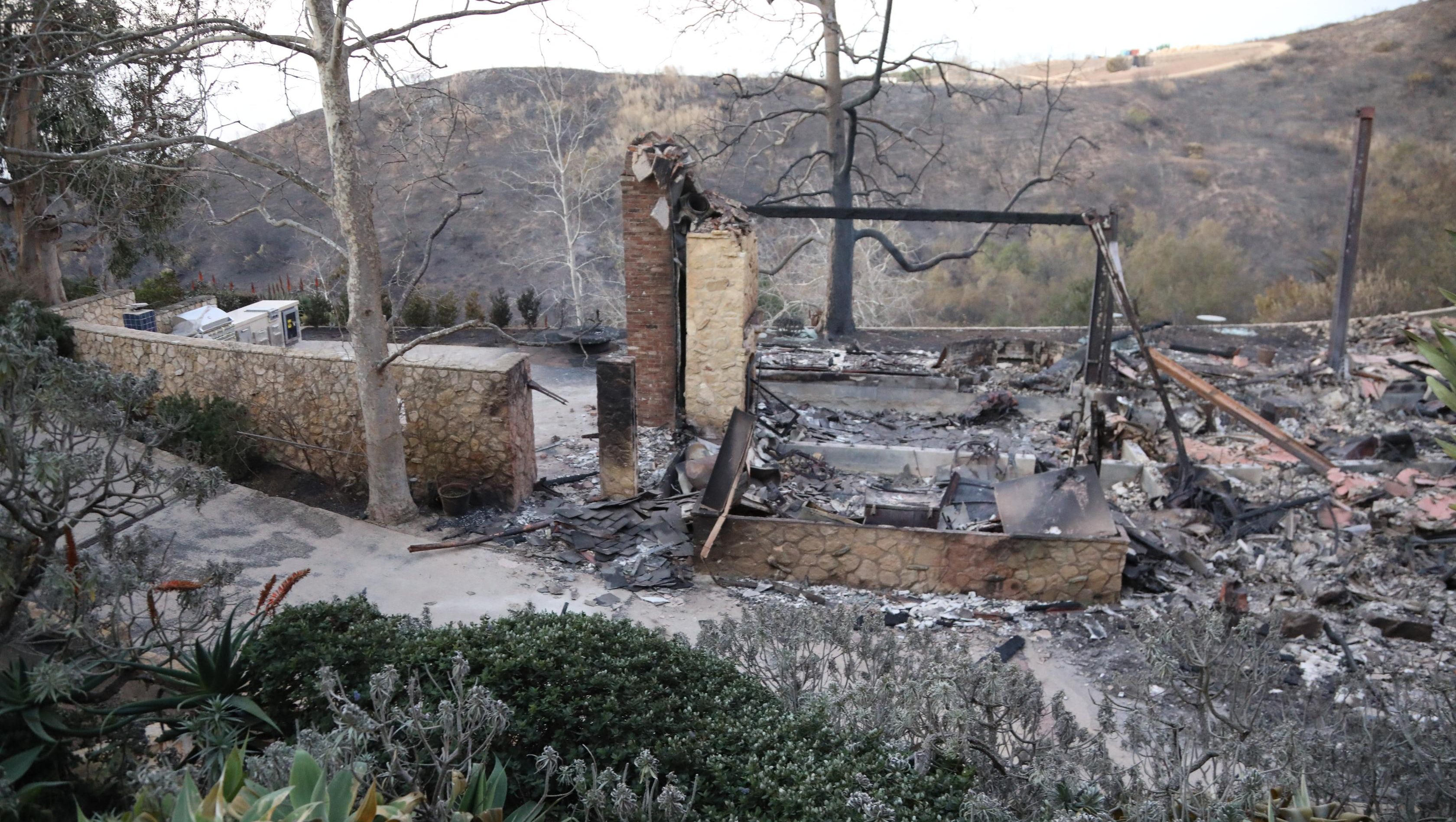 Celebrity Homes After the California Fires: Photos of the Stars' Burned Houses