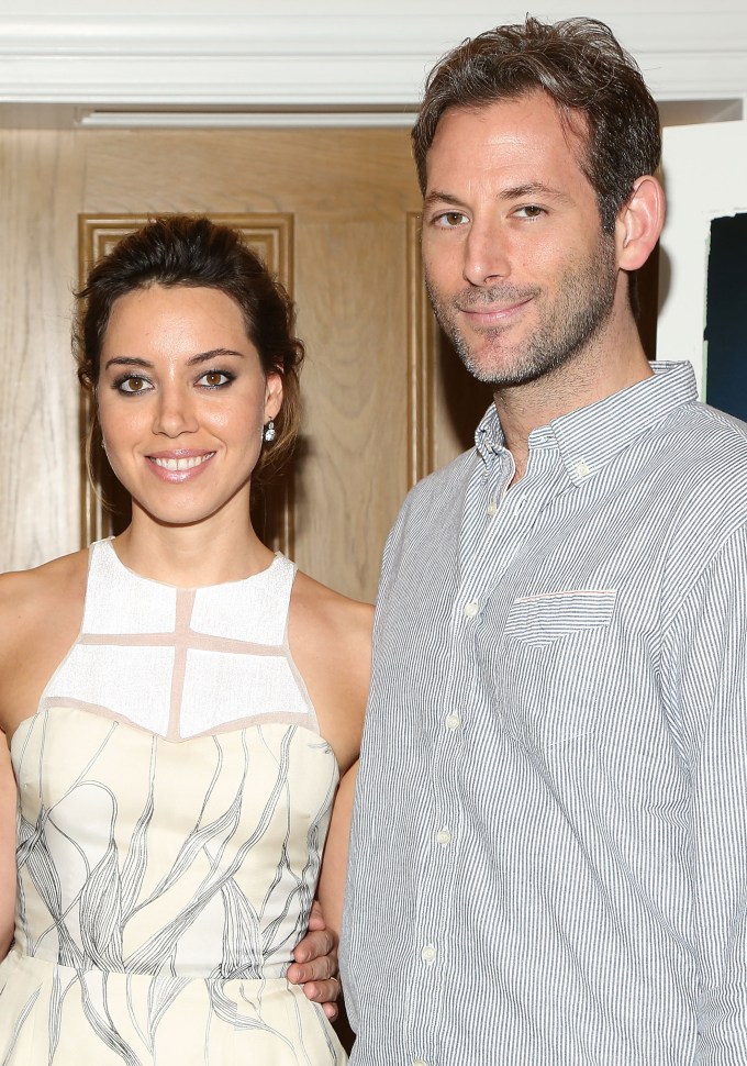 Aubrey Plaza and Jeff Baena in 2014