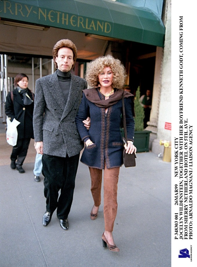 Jocelyn Wildenstein With Kenneth Godt in 1999